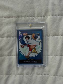 One piece x Dodgers trading card