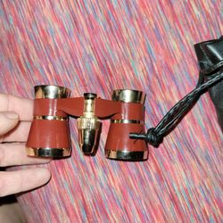Binoculars For Opera With Red Reading Light 
