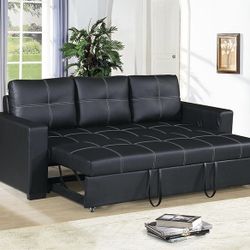 Black Sofa Bed 