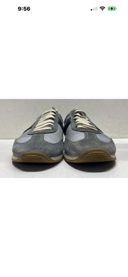 Tom Ford Grey/Blue Nylon Suede Sneakers