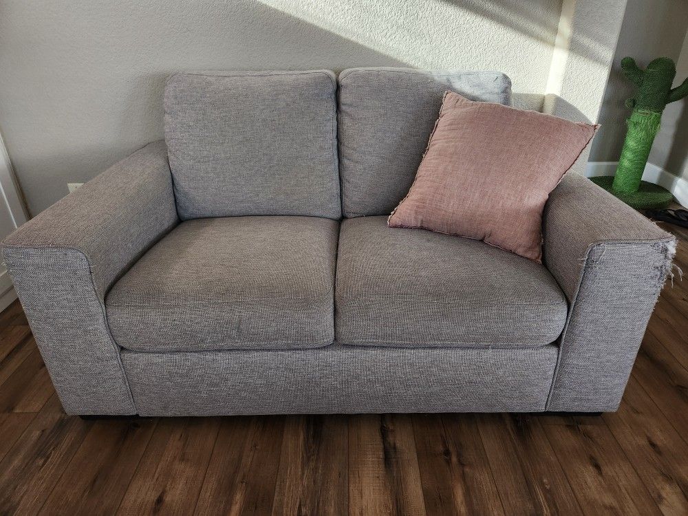 Grey Loveseat