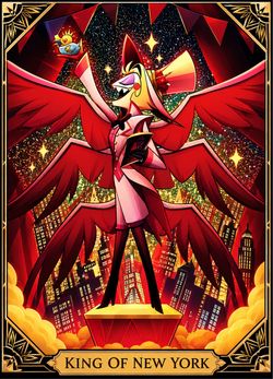 Hazbin Hotel Lucifer King of New York Promo Card New York Comic Con 2026