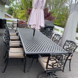 11 Piece Patio Dining Set