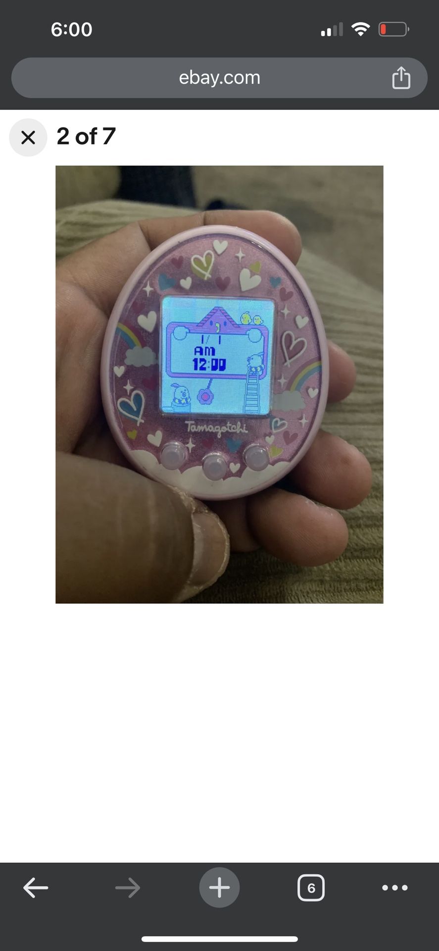 Tamagotchi On FAIRY PINK 2018 42830 Virtual Pet Handheld Bandai TESTED WORKING