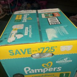 Size 1 Pampers (210 Ct)