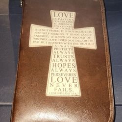 Bible CD DVD Leather Holder Love Gospel God Mount Olive Church Pastor Carter Davidson Patterson King