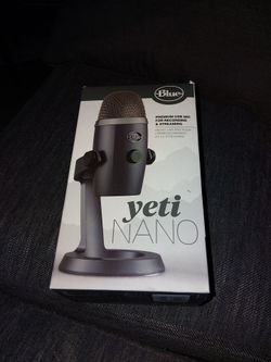 Blue Yeti Nano USB MicrophoneMicrophone.
