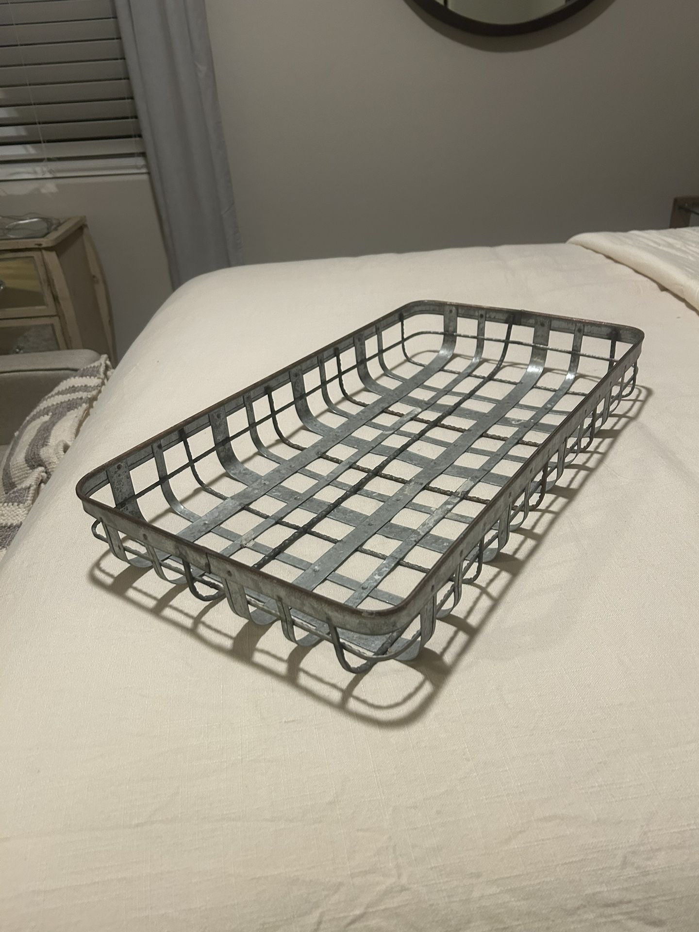 Farm House Metal Tray
