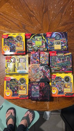 Pokémon TCG Lot – 9 Sealed Products