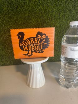 Handmade Thanksgiving wood decor sign