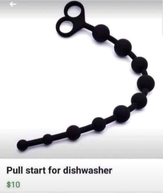 pull start for dishwasher