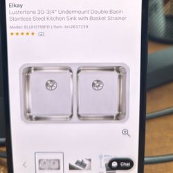 Elkay Undermount Double Basin Stainless Steel
