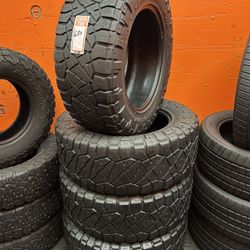 35x12.50R20 Nitto Ridge Grappler Full Tire Set