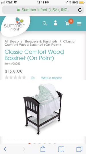 Summer Infant Wood Bassinet For Sale In Whittier Ca Offerup