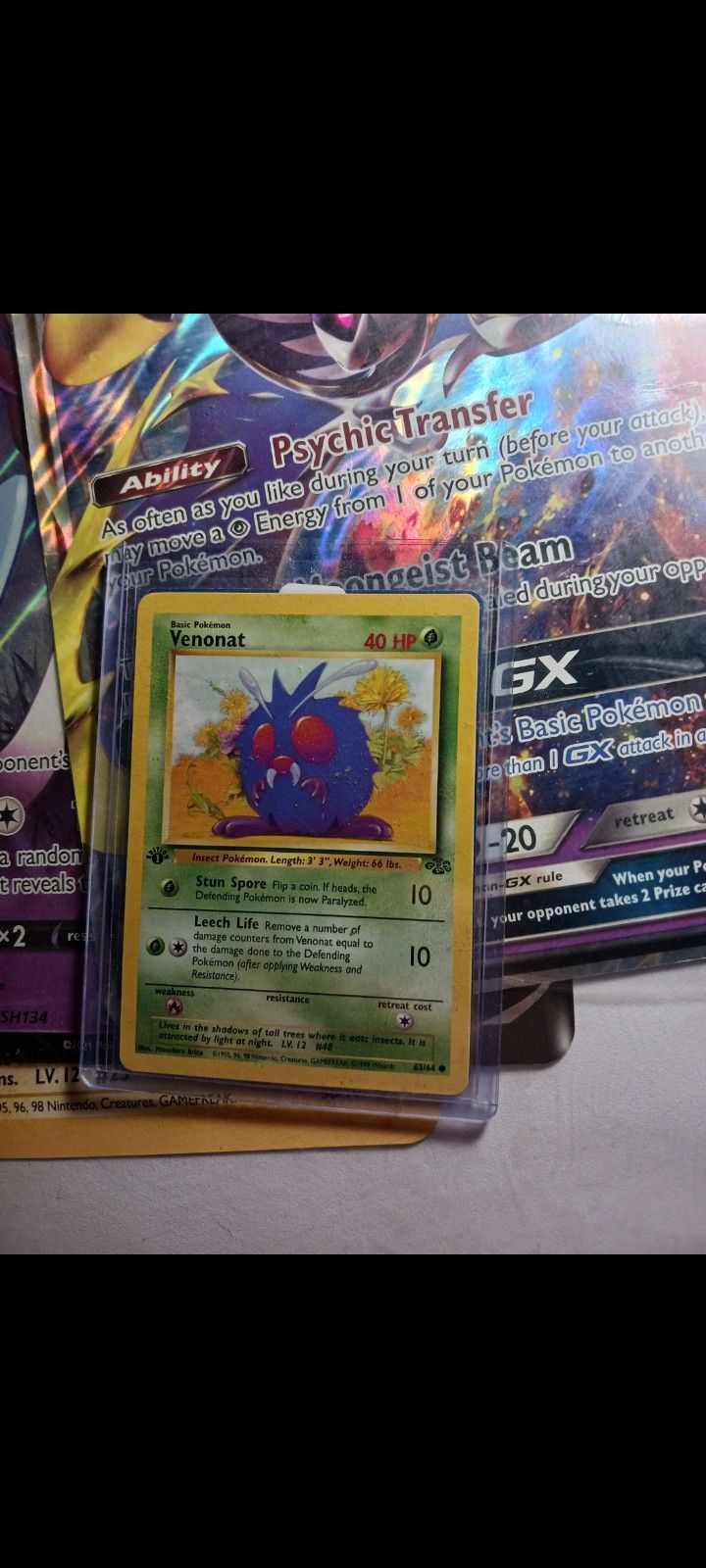 Venonat 1st Edition Pokémon Trading CARDS