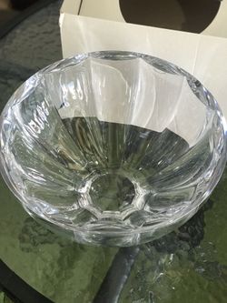 Bohemian crystal bowl