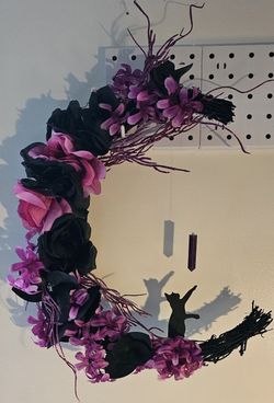 Handmade Moon Wreath 