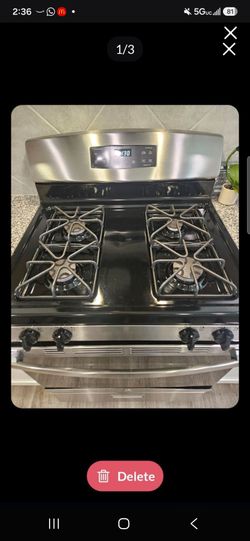GE Gas Oven Range