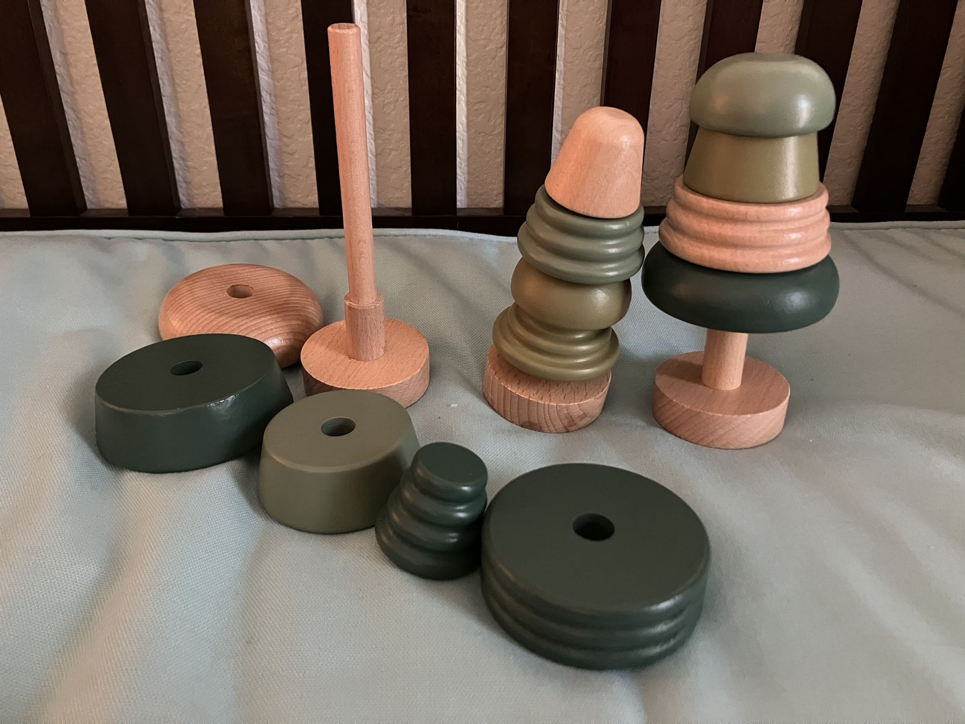 Coco Village Wood Tree Stacking Blocks Toy