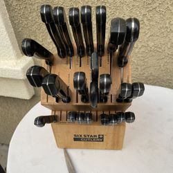 Six-Stars Culinary Knives Set