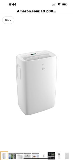 LG 7,000 BTU Portable Air Conditioner, 115V, Cools 300 Sq.Ft. (12' x 25' Room Size), Portable Air Conditioner for Home 