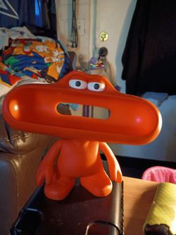 Beats Pill Dude Orange Character Speaker Stand