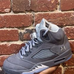 Jordan 5 wolf grey size 13