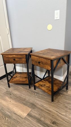 X-frame nightstands