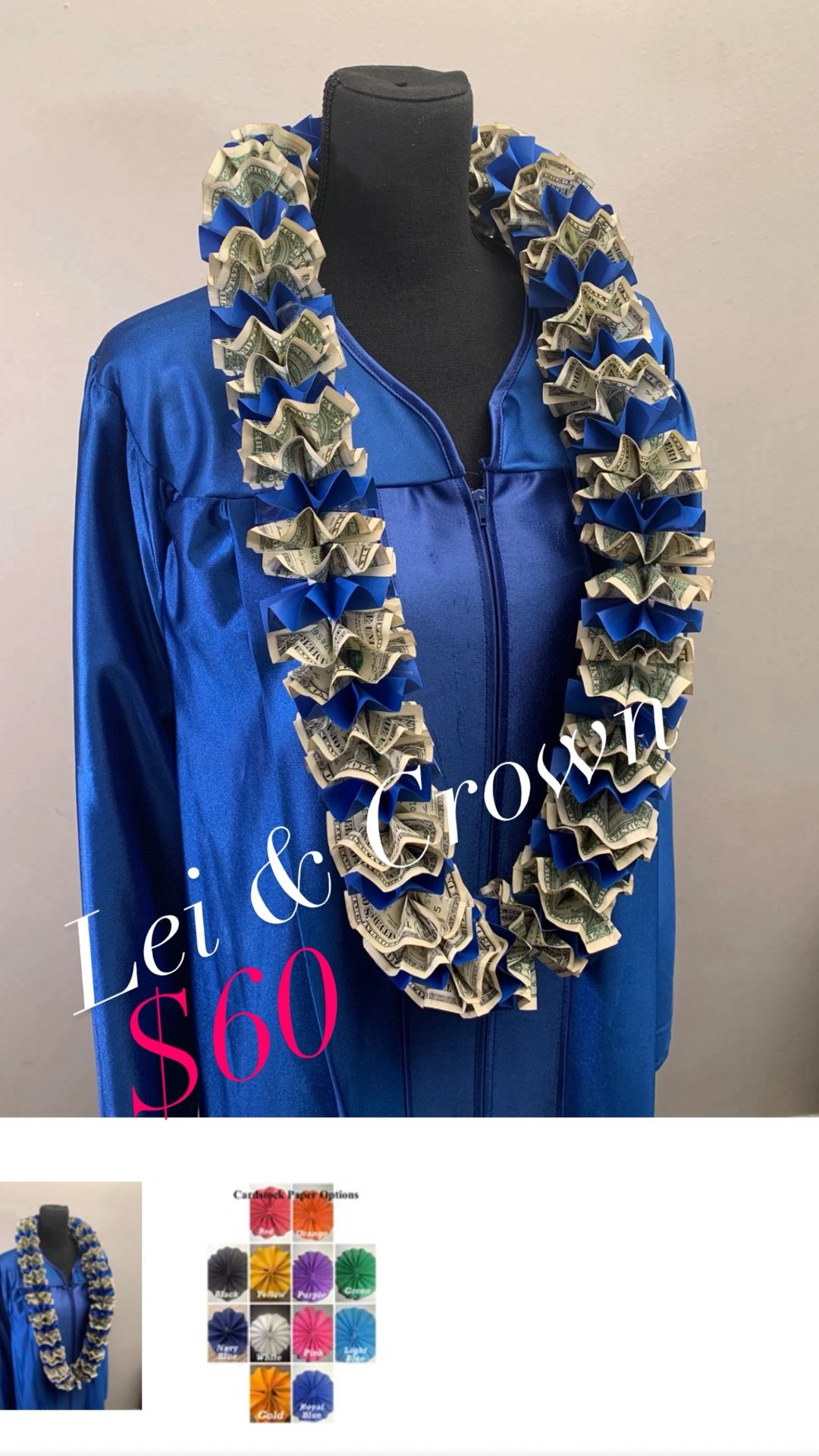 Lei And Crown Any Color