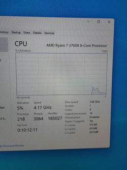 Ryzen 7 3700x CPU