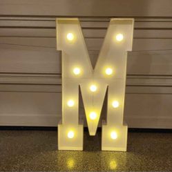 LED  Marquee Letter  ( M )  39" Inch 