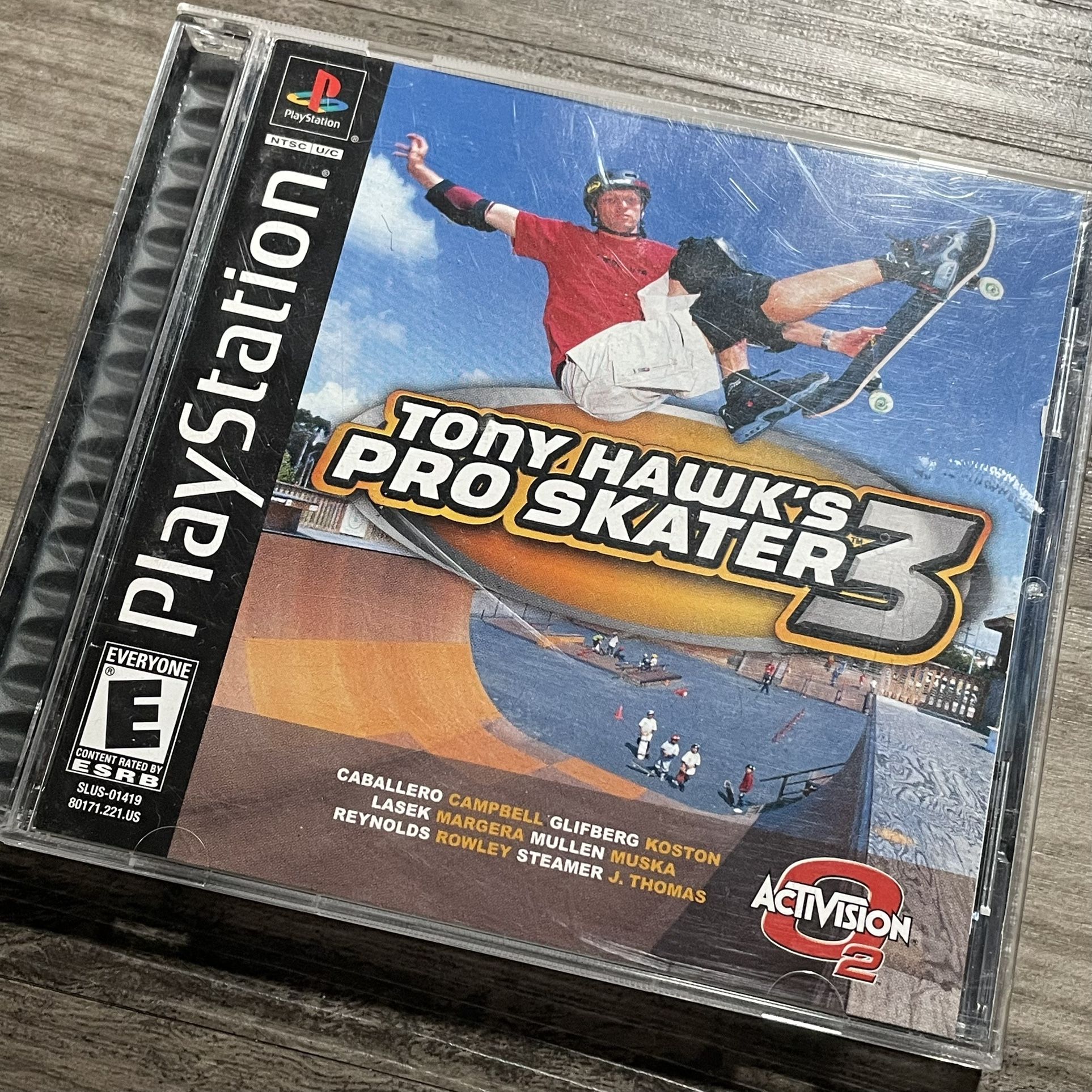 PS1 PLAYSTATION TONY HAWK PRO SKATER 3