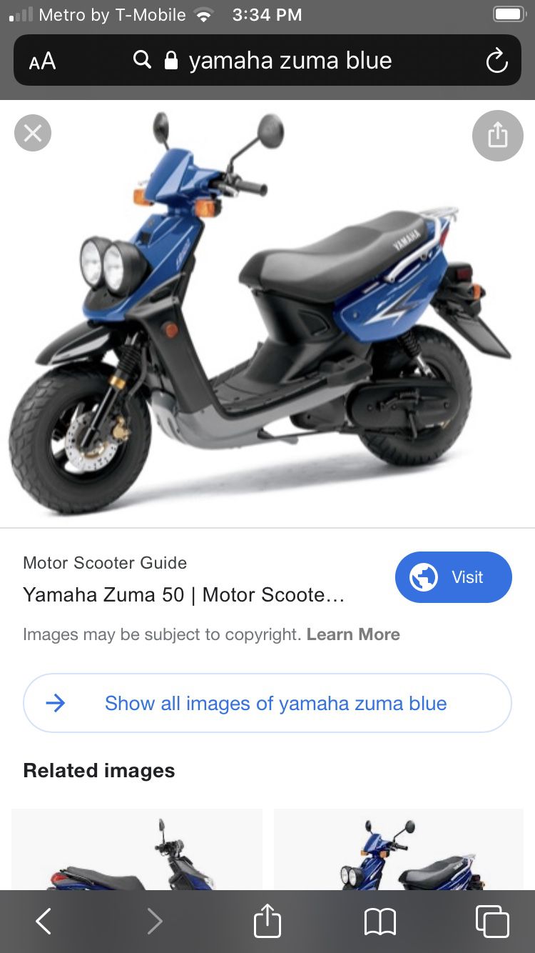 Yamaha zuma 50 cc 2 stroke