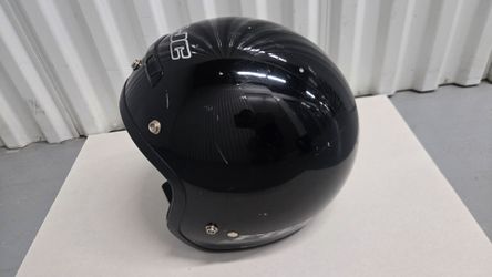 HJC Open Face Motorcycle Helmet Black