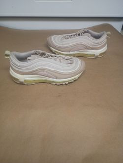 Nike Air Max 97 Women's Shoes Pink Beige Size 7 US / 37.5 EU Athletic Sneakers