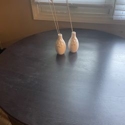 Dark Wood Round Table