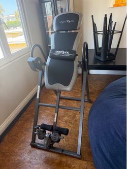 Inversion Table with Adjustable Headrest & Lumbar Support