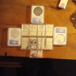 One Ounce Silver Dollars And One Ounce SilverBars 