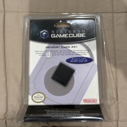 Sealed Nintendo GameCube Memory Card