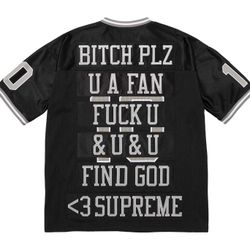 SUPREME FIND GOD FOOTBALL JERSEY SIZE MEDIUM 