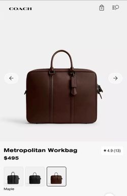 Coach NY metropolitan laptop bag