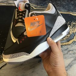 Jordan Retro 3 Black Cement 2024