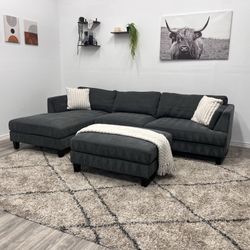 Gray Sectional Couch - Free Delivery 