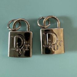 2 Piece Set Lock Charms 