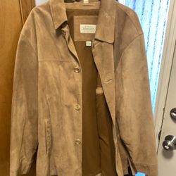 Brown Leather Blazar