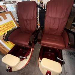 Pedicure  Spa Chairs – $1,000 Each / $2,000 for Both – Salon Equipment