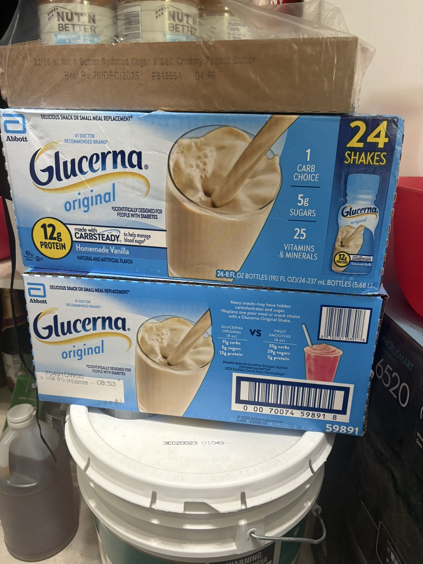 Glucerna Original 2-24 Cases $30 Both Or One For $20