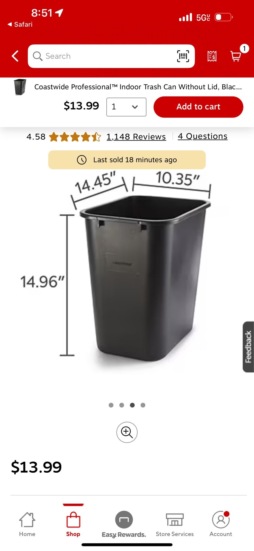 Professional Indoor Trash Cans 