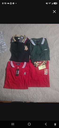 Lot of 4 Designer Polo Shirts with Tags