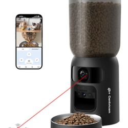 NEW AUTOMATIC CAT AND DOG FEEDER WITH CAMERA
